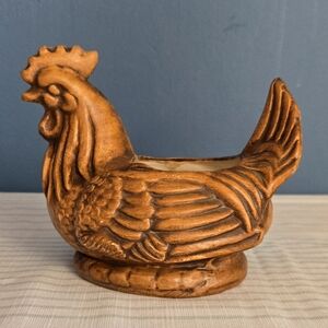 Rustic Rooster Planter